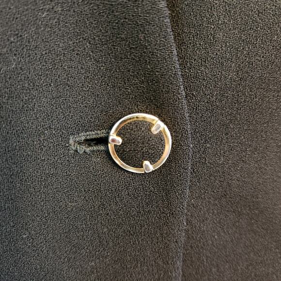 En Avance Women's Black 3 Button Wool Jacket Blazer Size 10 - Picture 3 of 6